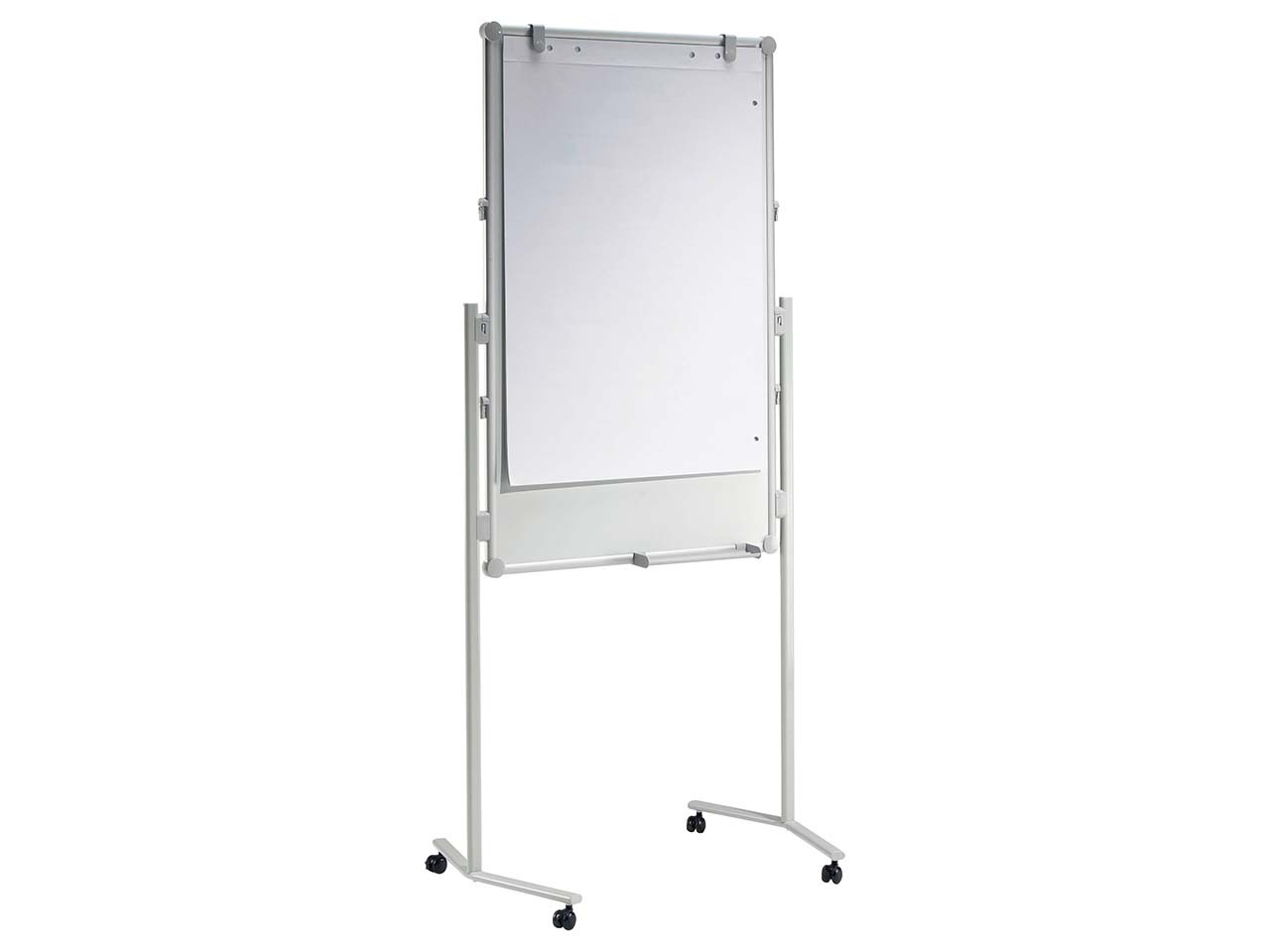MAUL Moderationswand 'MAULpro' Whiteboard mit Textiloberfläche grau/blau 120 x 75 cm