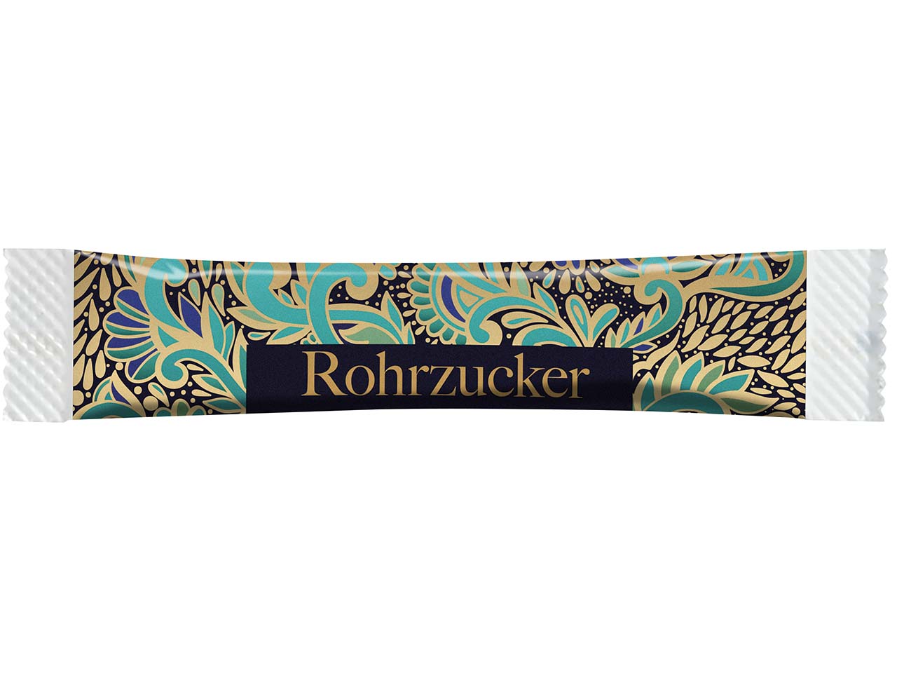 Zuckerstäbchen mit braunem Bio-Rohrzucker inkl. individuellem Aufdruck, 4 g