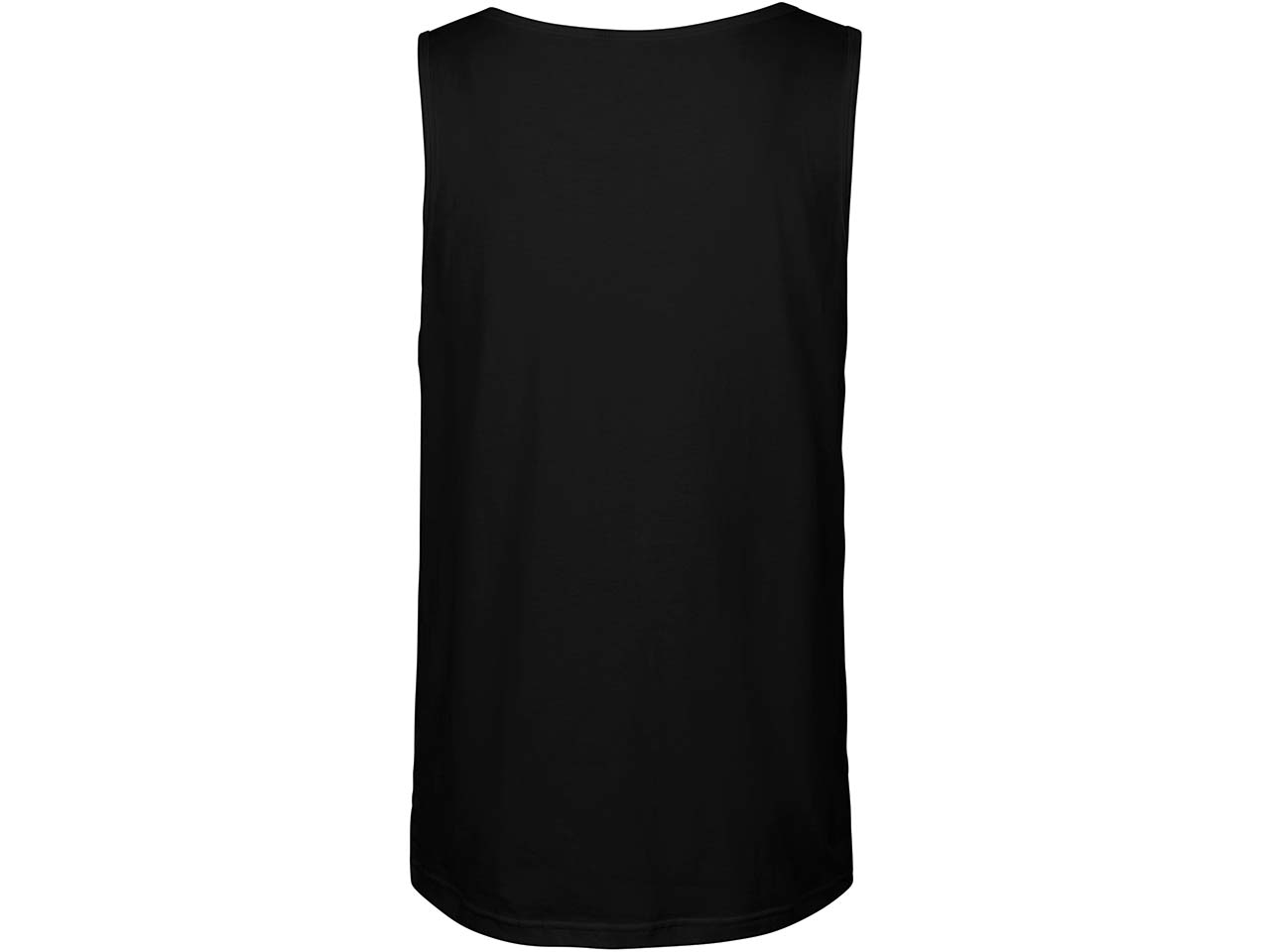 Neutral Bio-Herren-Tanktop mit Rundhalsausschnitt, schwarz, Gr. M