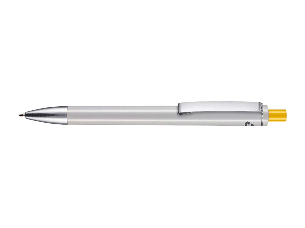 RITTER PEN Kugelschreiber 'EXOS RECYCLED' grau recycled/apricot