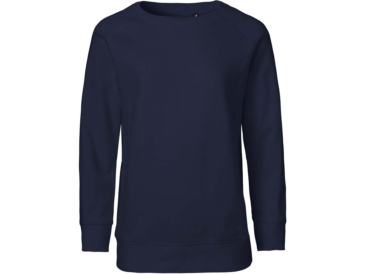 Neutral Bio-Kinder-Sweatshirt mit weich gebürsteter Innenseite, navy, Gr. 152/158