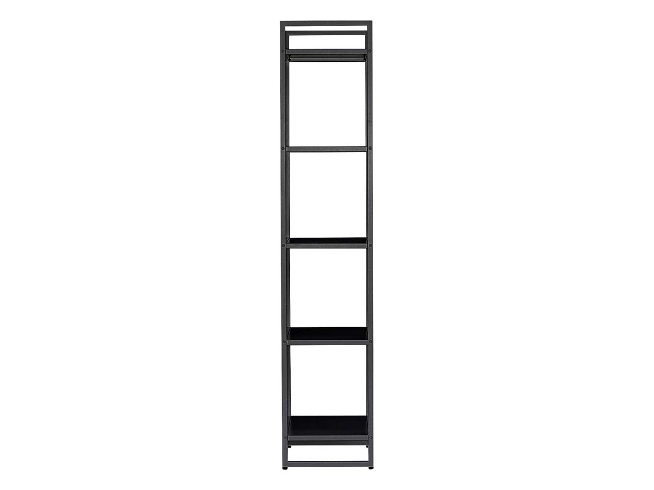 Regal "image" B 48 x T 35 x H 171 cm, Stahl pulverbeschichtet, schwarz