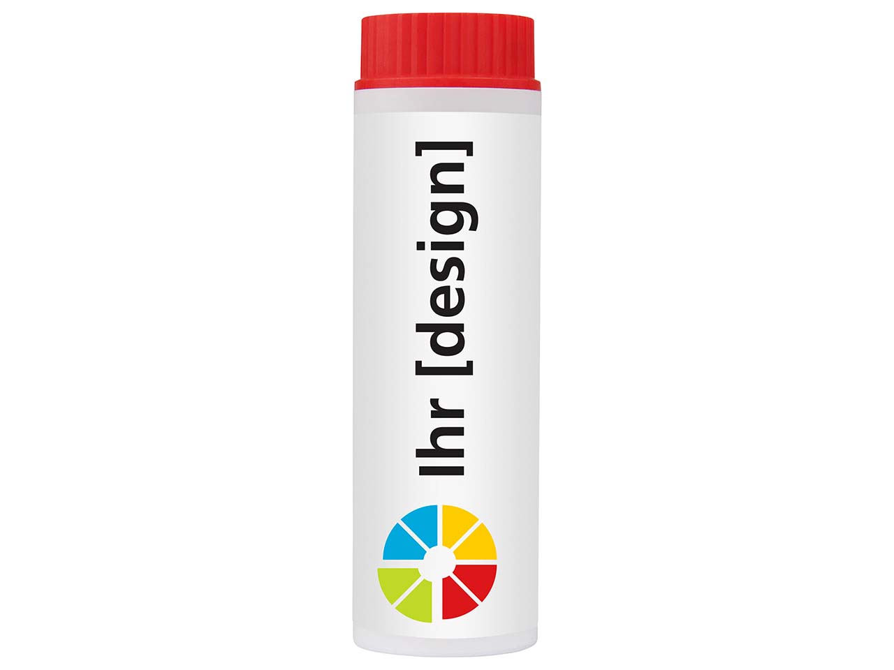 Seifenblasenspiel 'Pustefix' inklusive 1-4 farbigem Etikett 42 ml, rot