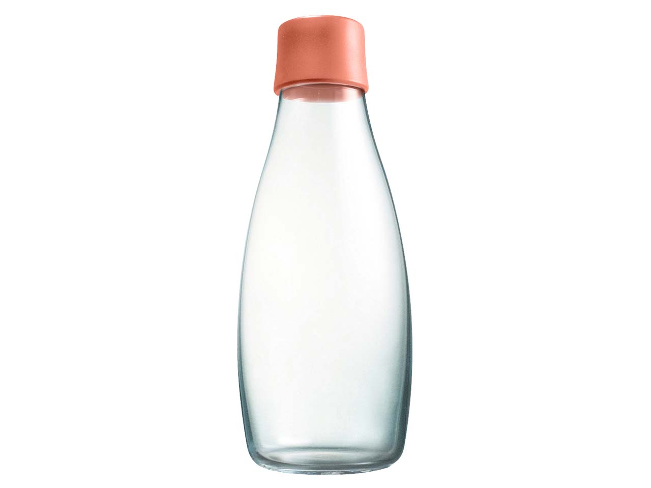 retap Trinkflasche 0,5 l aus Glas peach