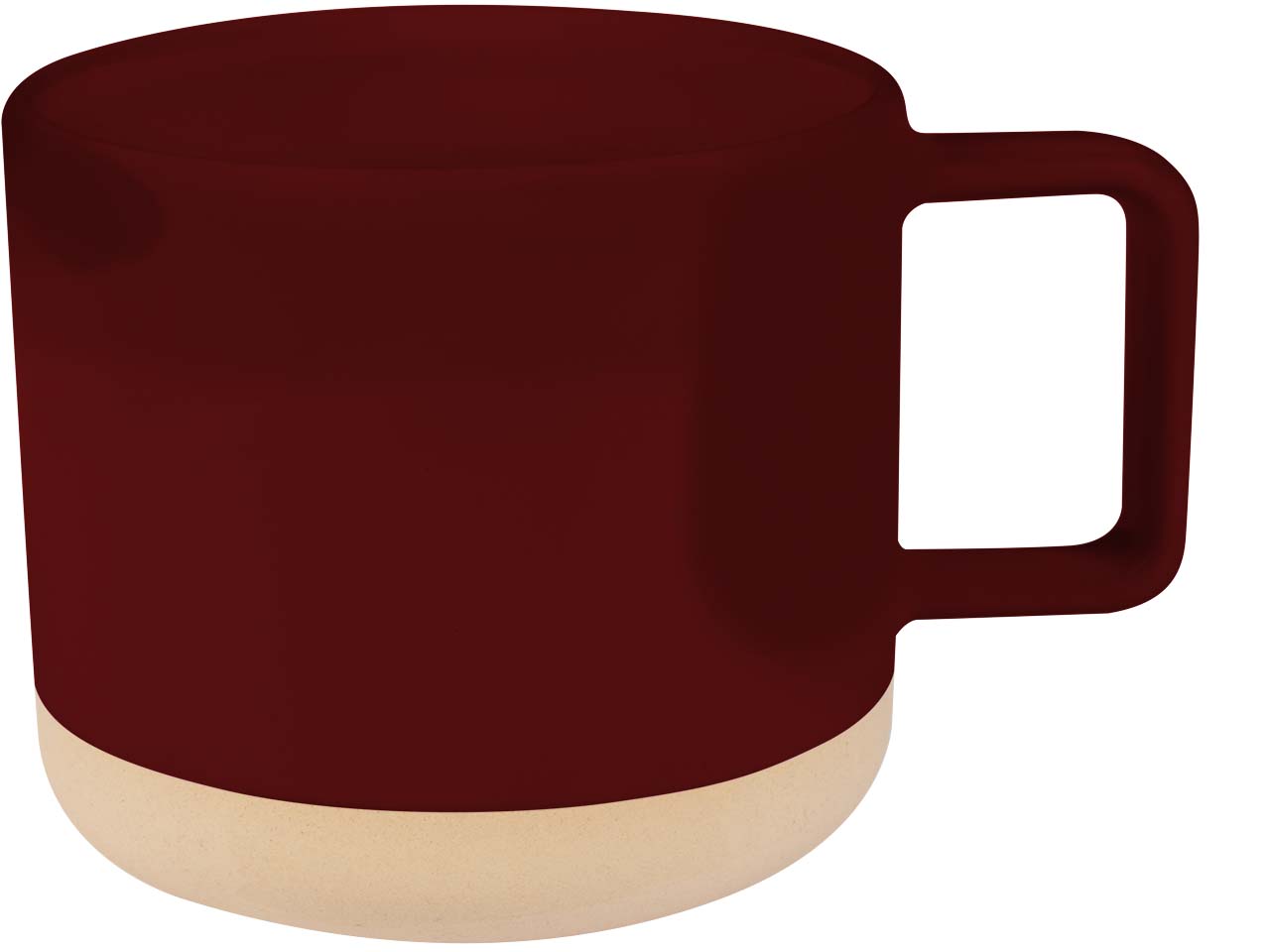 Keramiktasse "Stanley" 400 ml, burgundy