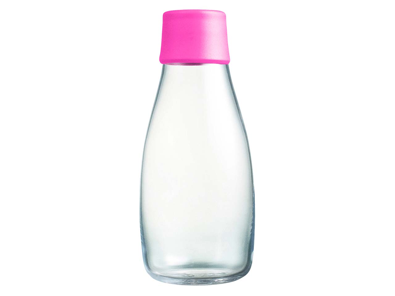 retap Trinkflasche 0,3 l aus Glas pink