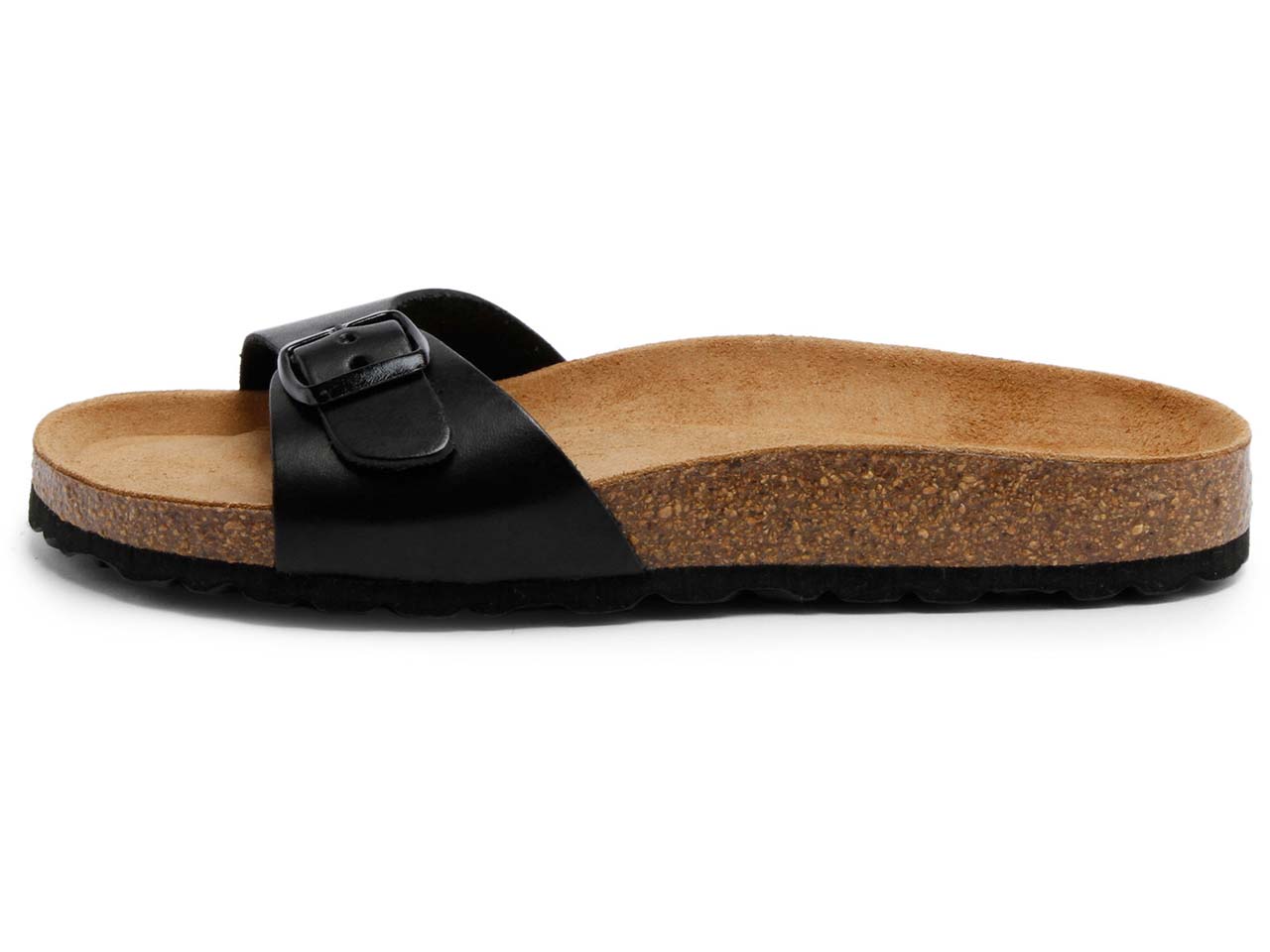 GRAND STEP SHOES Damen-Sandalen "LINDA" mit verstellbarem Riemen, black, Gr. 37