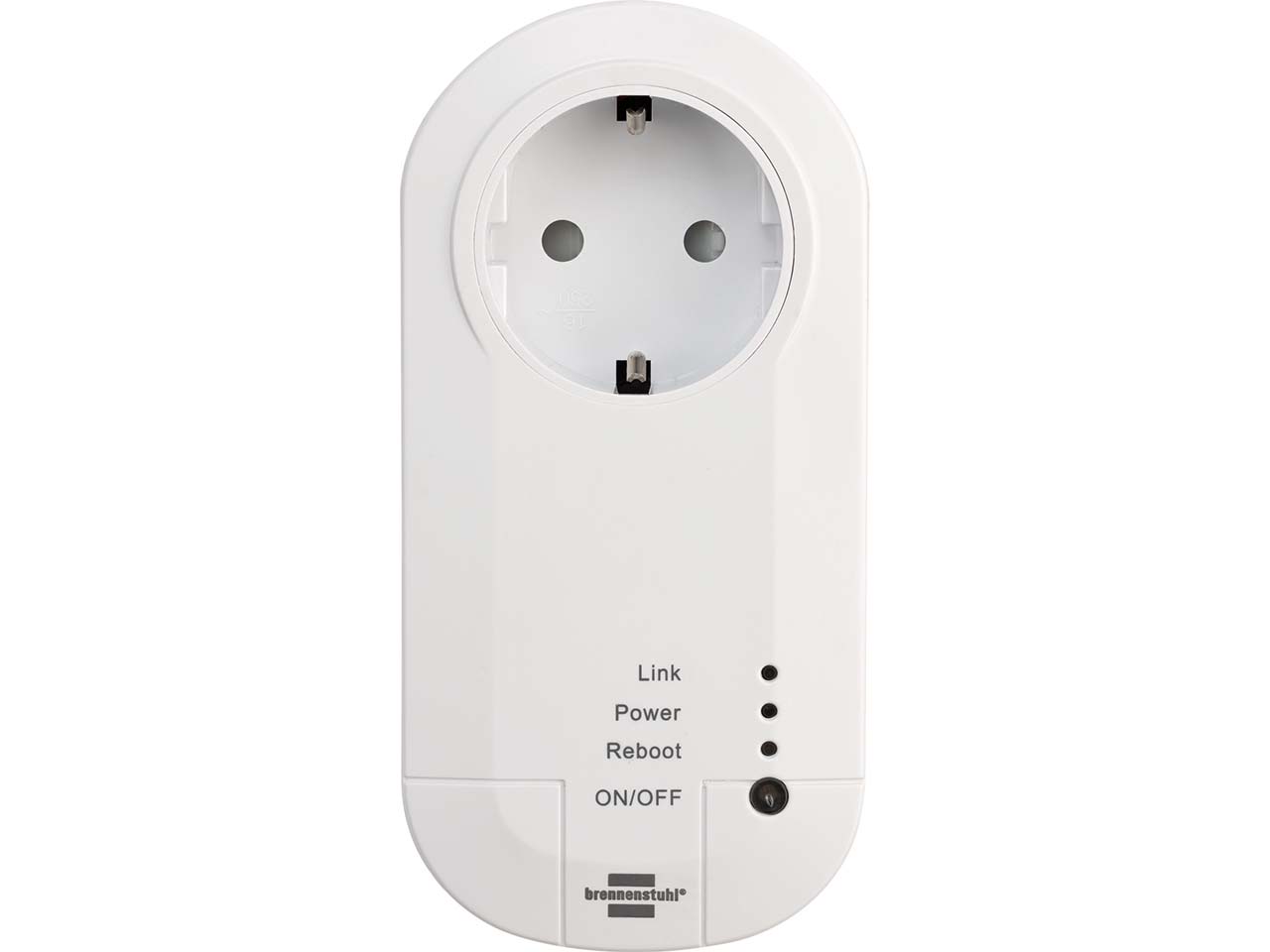 brennenstuhl WiFi-Steckdose mit 433 MHz Sender WA 3600, weiß