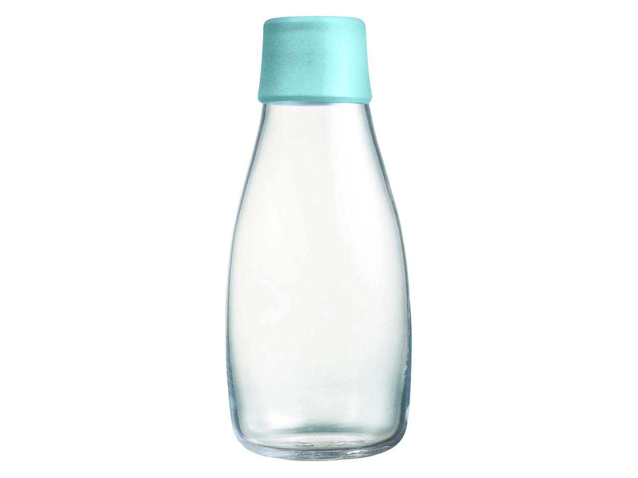 retap Trinkflasche 0,3 l aus Glas mint blue