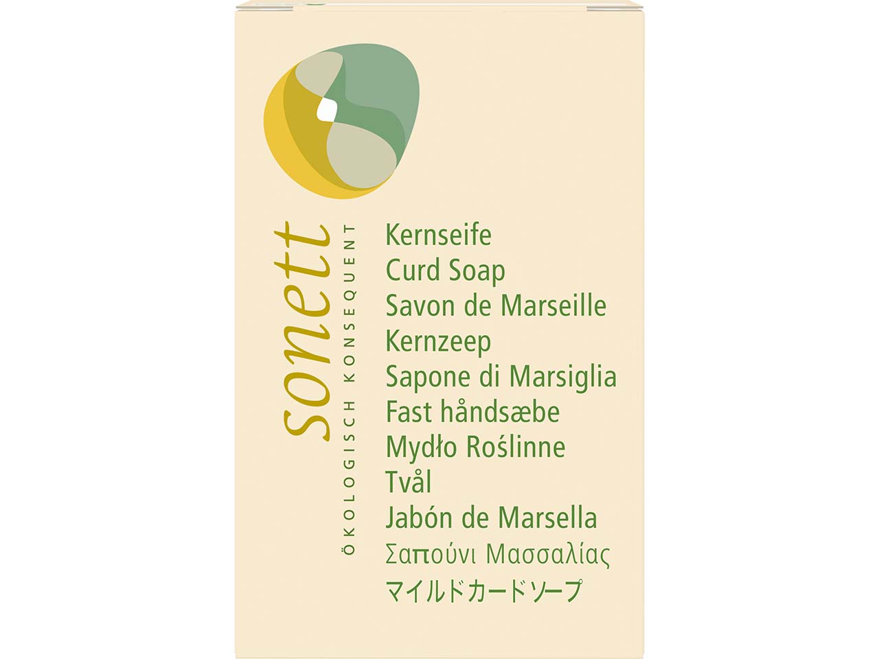 Sonett Feste Kernseife, für Haushalt und Werkstatt, 100 g