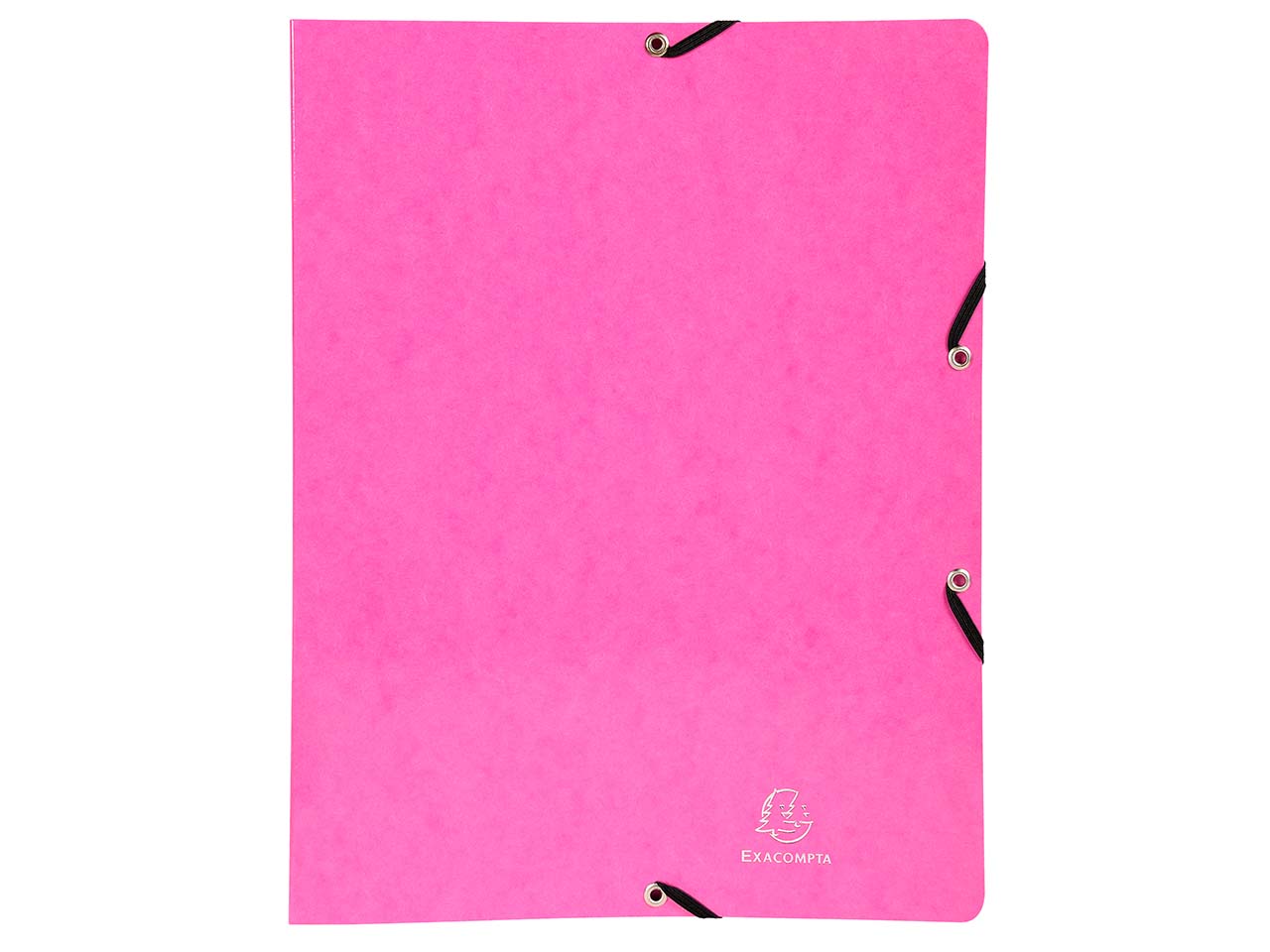 20 Exacompta Ringbücher "Iderama" aus Colorspan, 600 g/m², DIN A4, 2 Ringe, rosa