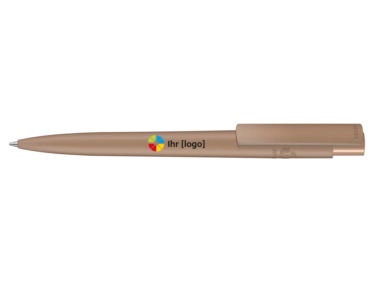 uma Kugelschreiber 'recycled PET PEN PRO F OCEAN' sand