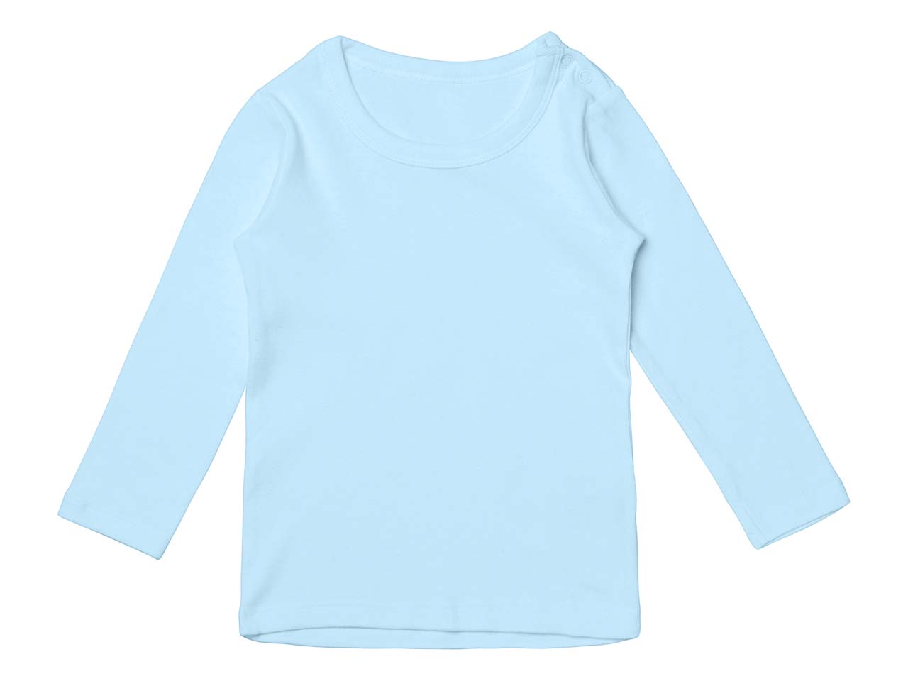 Neutral Bio-Baby-Langarmshirt Gr. 80, hellblau