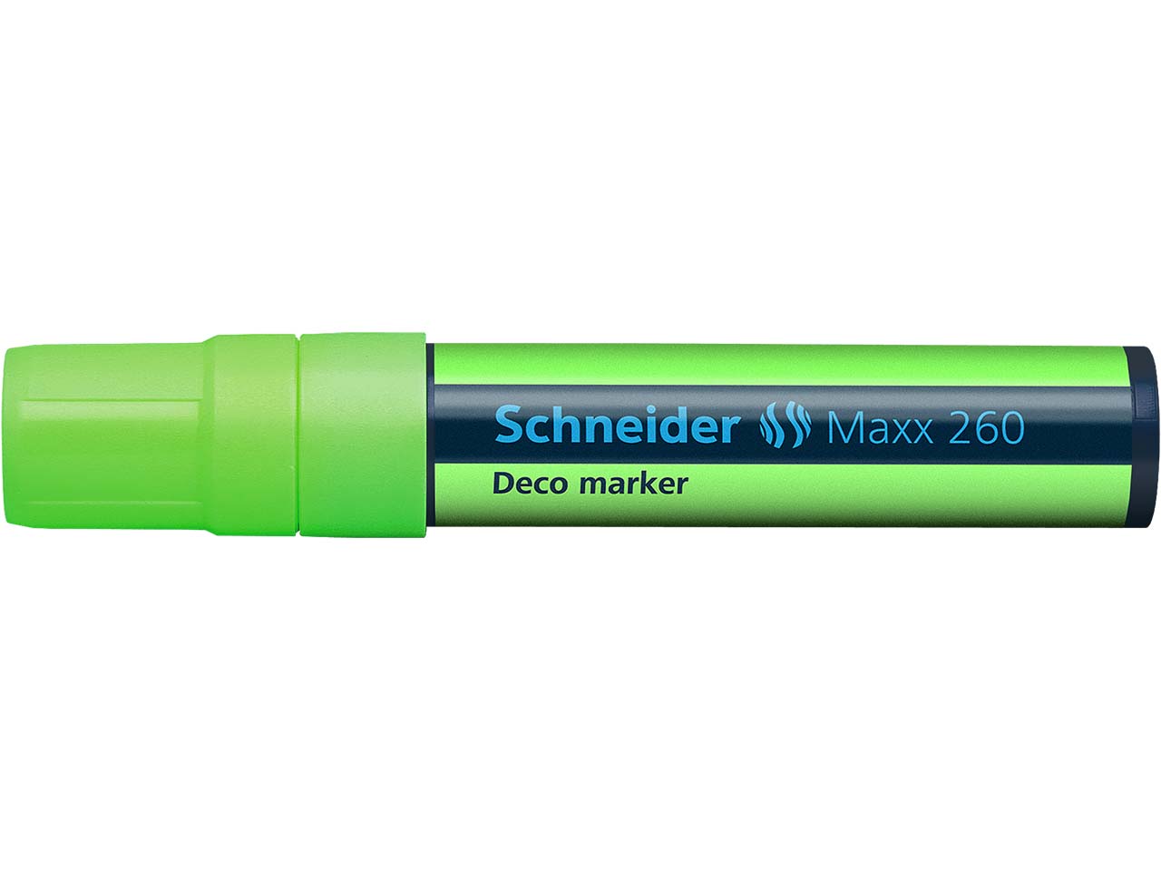 Schneider Kreidemarker "Maxx 260" mit Blockspitze 5+15 mm, hellgrün