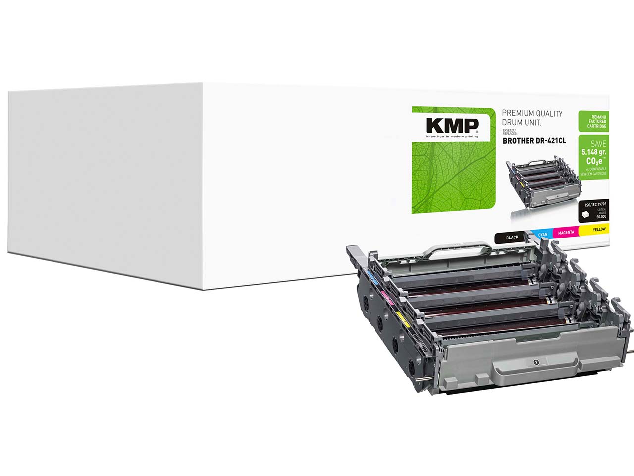KMP Trommel ersetzt Brother DR421CL schwarz