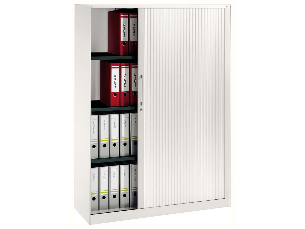 Rollladenschrank "Pureness", Höhe 163,5 cm  (BxT) 120 x 43,5, weiß