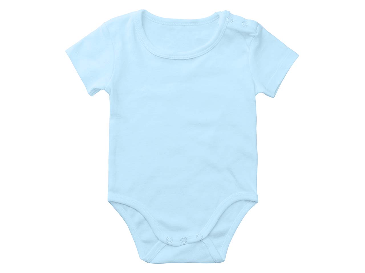 Neutral Bio-Baby-Body kurz Gr. 86, hellblau