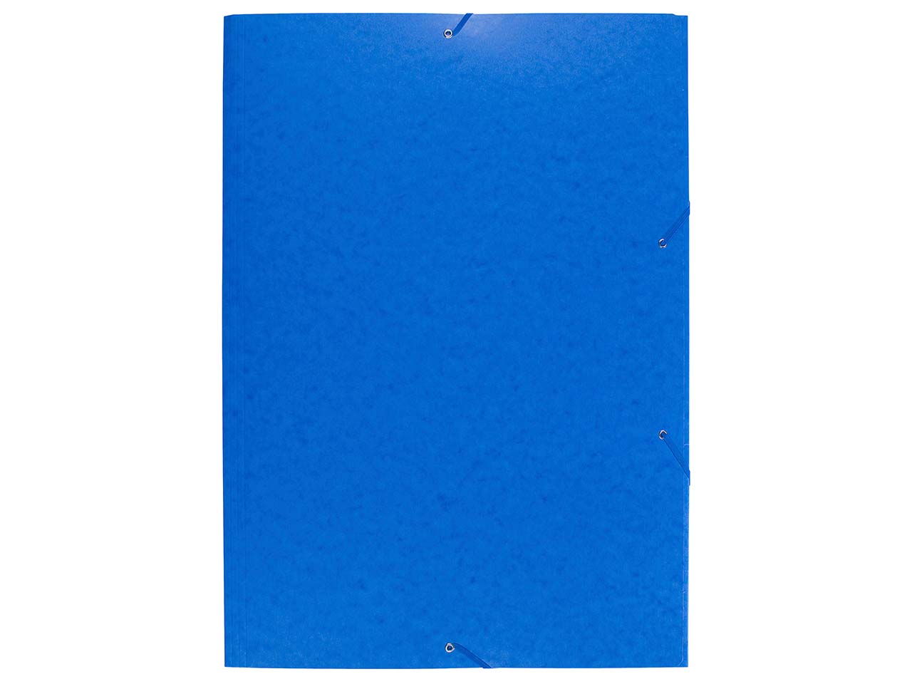 10 Exacompta Sammelmappen, Colorspan-Karton, 600 g/m², DIN A2, Gummizug, 3 Klappen, blau