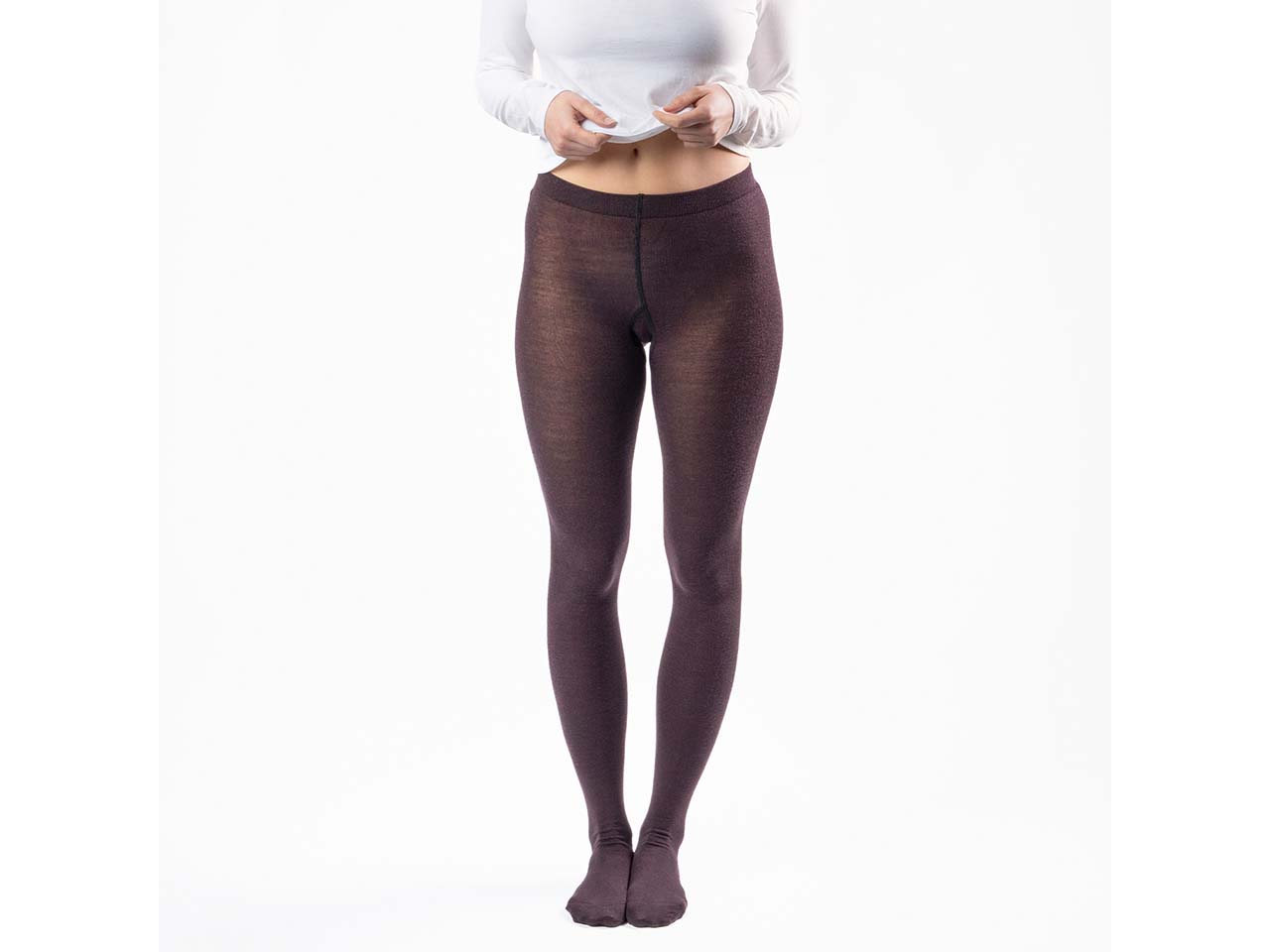 Living Crafts Bio-Damen-Strumpfhose 'HELENE', zinfandel, Gr. L