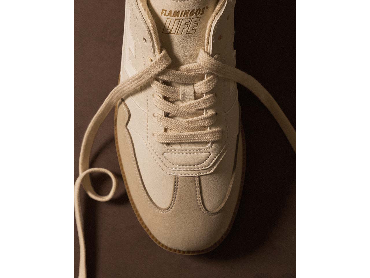 FLAMINGOS LIFE Sneaker "BURELA SLIM", gesso white, Gr. 40