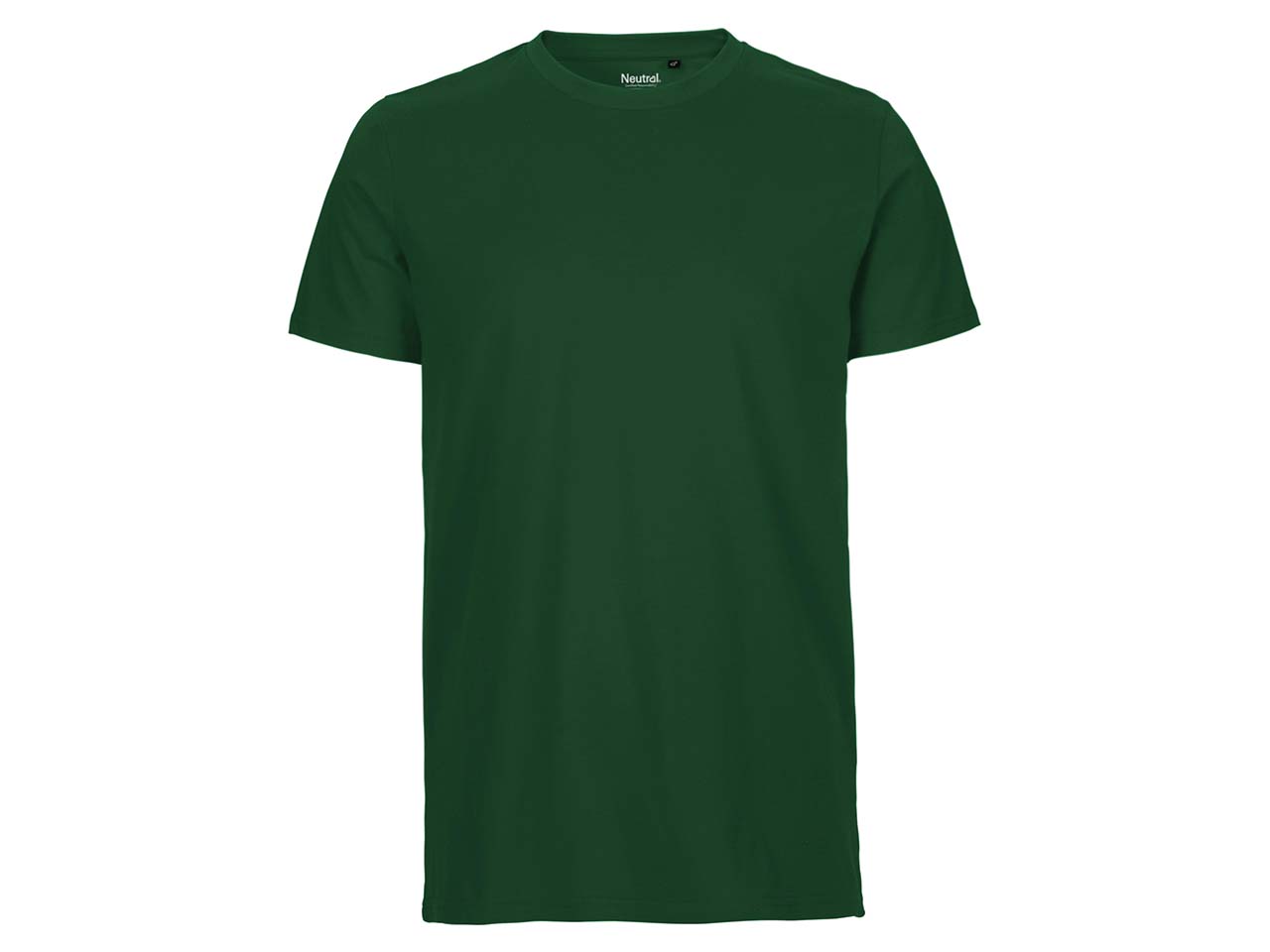 Neutral Bio-Herren-T-Shirt mit Rundhalsausschnitt, bottle green, Gr. XXL
