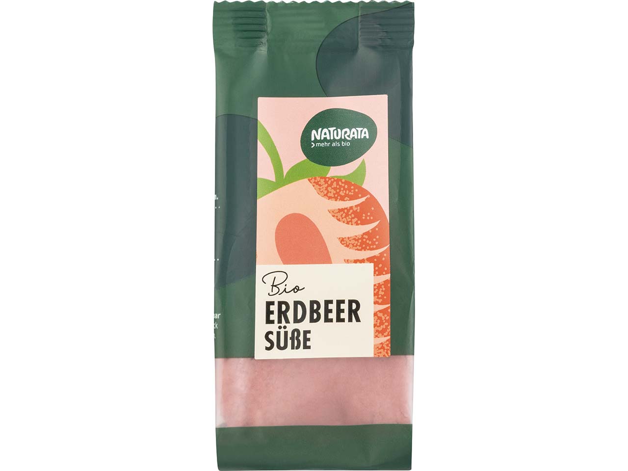NATURATA Bio-Erdbeersüße (Reissüße mit Erdbeerpulver), 55 g