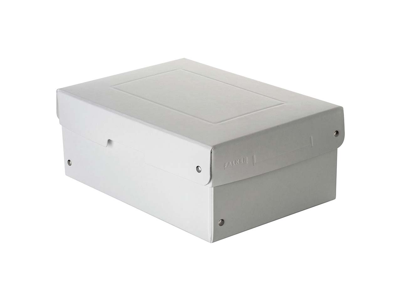 5 Falken Aufbewahrungsboxen "PureBox", 1200 g/m², DIN A5, 10 cm Höhe, weiß