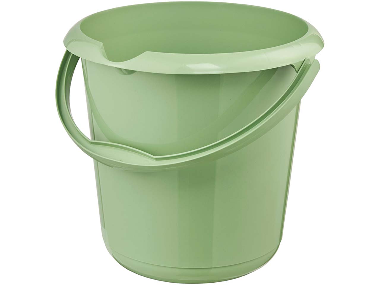 keeeper Eimer "Mika Eco Line" mit Ausguss, Skala und Griff, Ø 30 cm, 10 l, grün