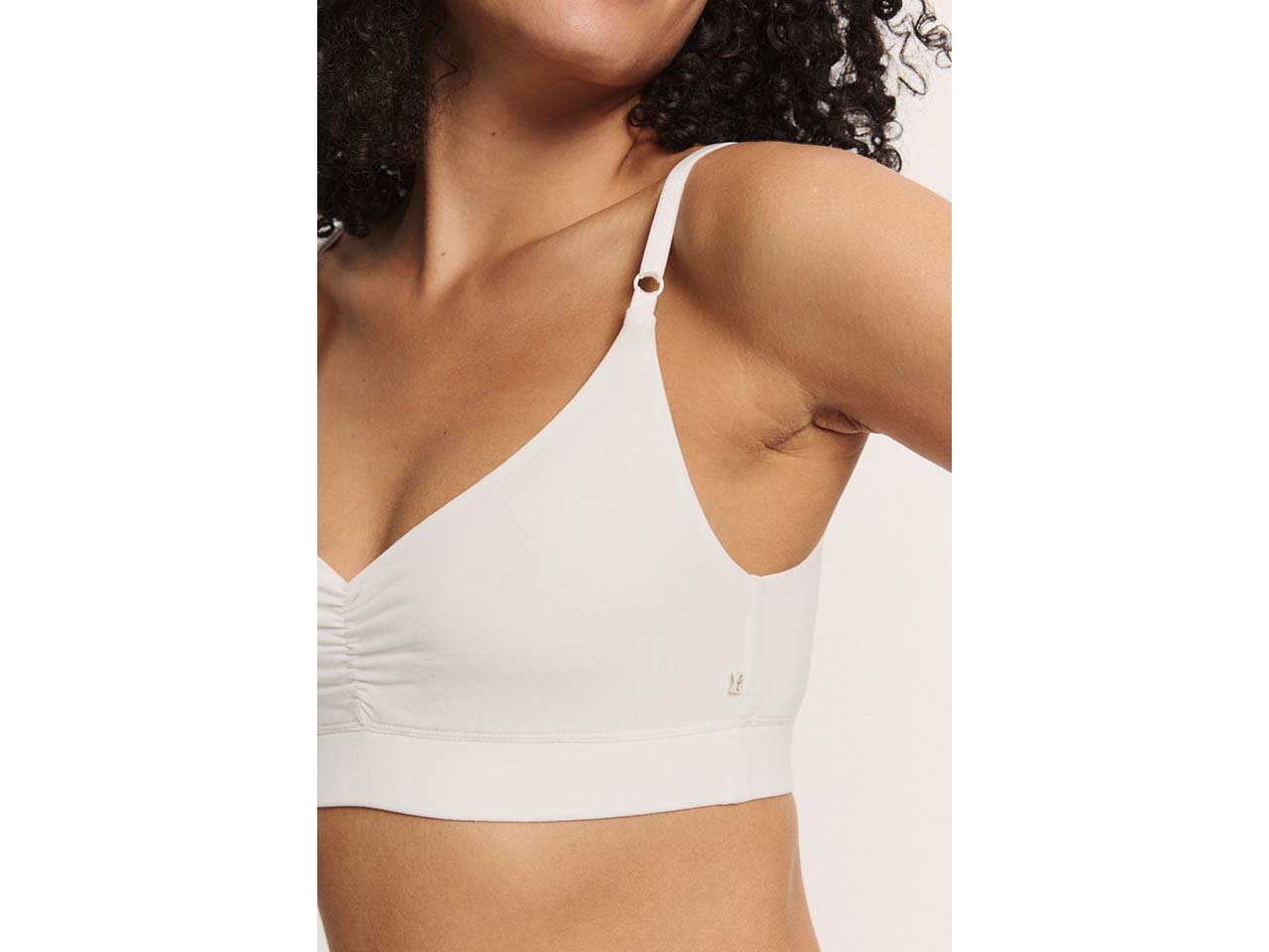 tranquillo Damen-Bralette "Nolaa" aus Tencel, white, Gr. L