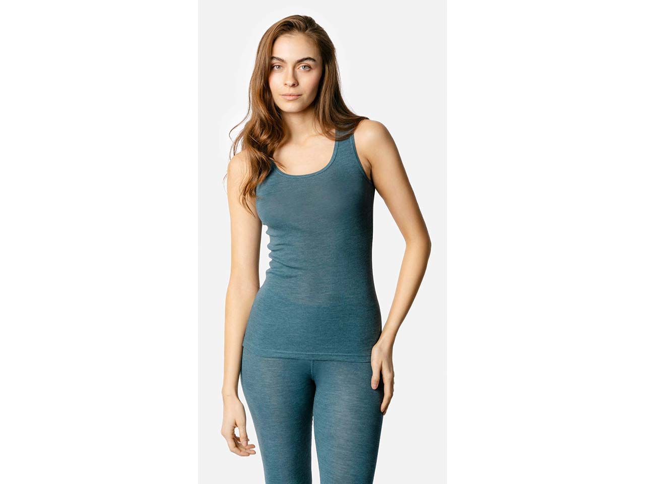 Living Crafts Bio-Damen-Tanktop 'BERYL' mit Rundhalsausschnitt, harbour blue, Gr. M
