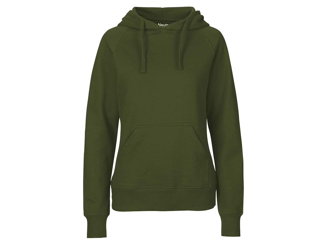Neutral Bio-Damen-Hoodie military, Gr. M