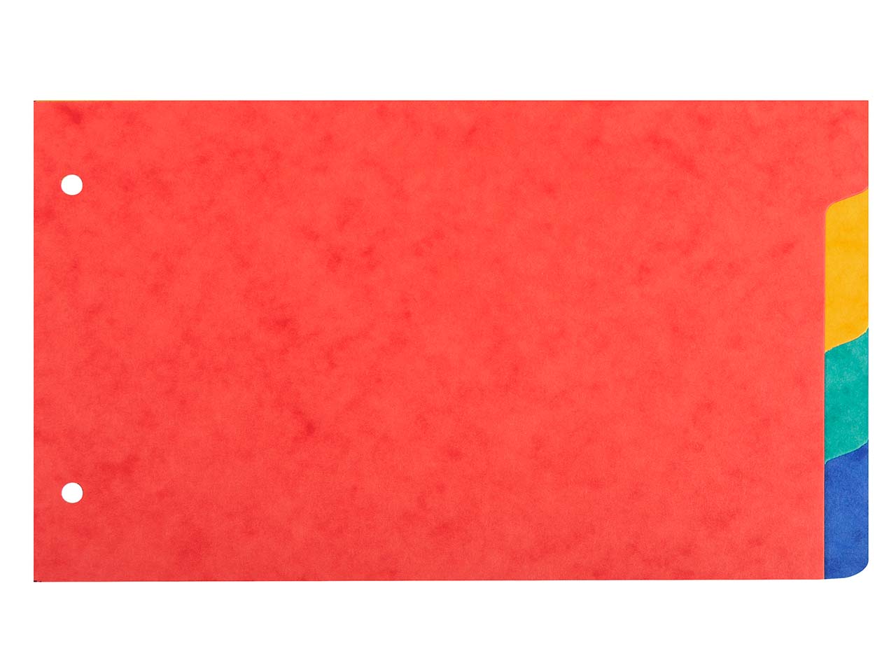 10 Exacompta Register aus Colorspan, 4 Taben, 225 g/m², 125x200 mm, farbig sortiert