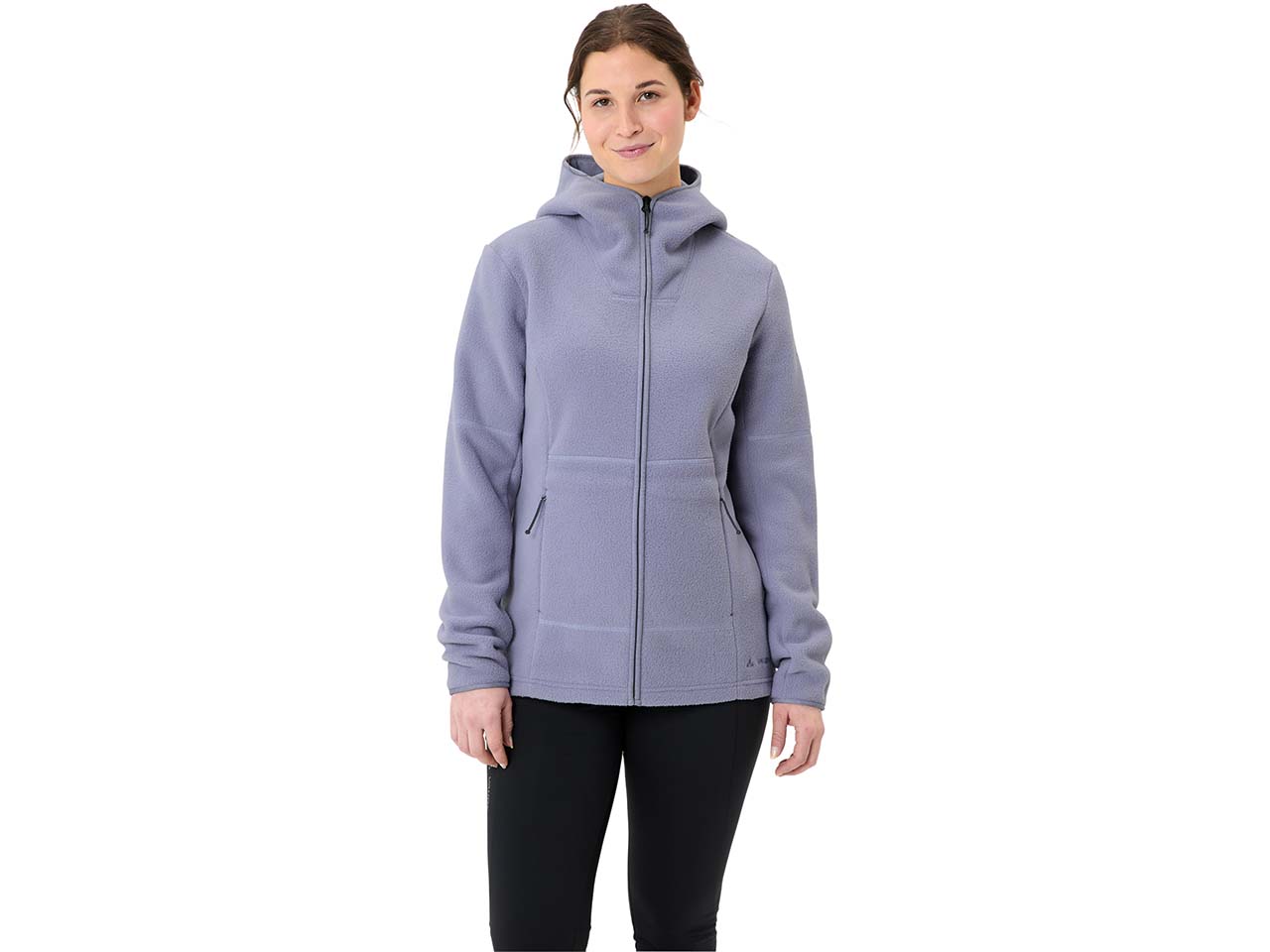 VAUDE Damen-Fleecejacke 'Neyland II' mit Kapuze, dark iris, Gr. 42