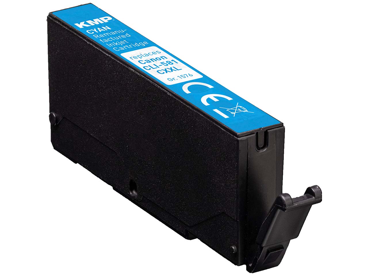 KMP Tintenpatrone ersetzt Canon CLI-581C XXL cyan