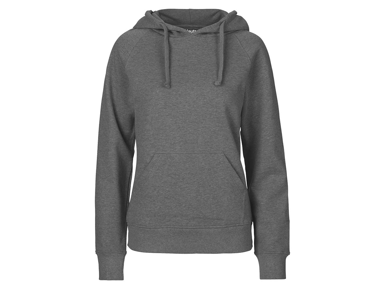 Neutral Bio-Damen-Hoodie dark heather, Gr. 2XL