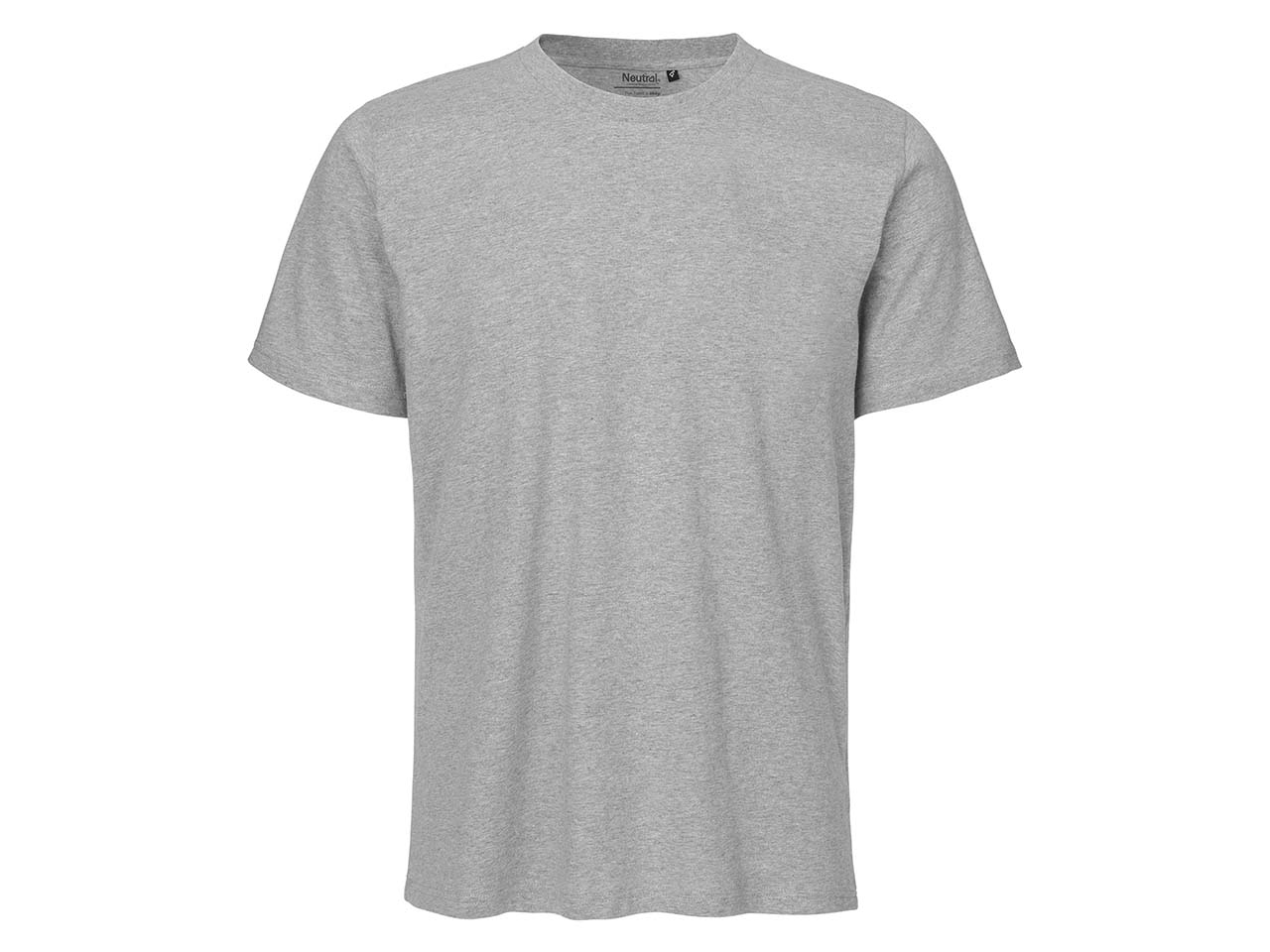 Neutral Bio-Unisex-T-Shirt mit Rundhalsausschnitt, sport grey, Gr. XL