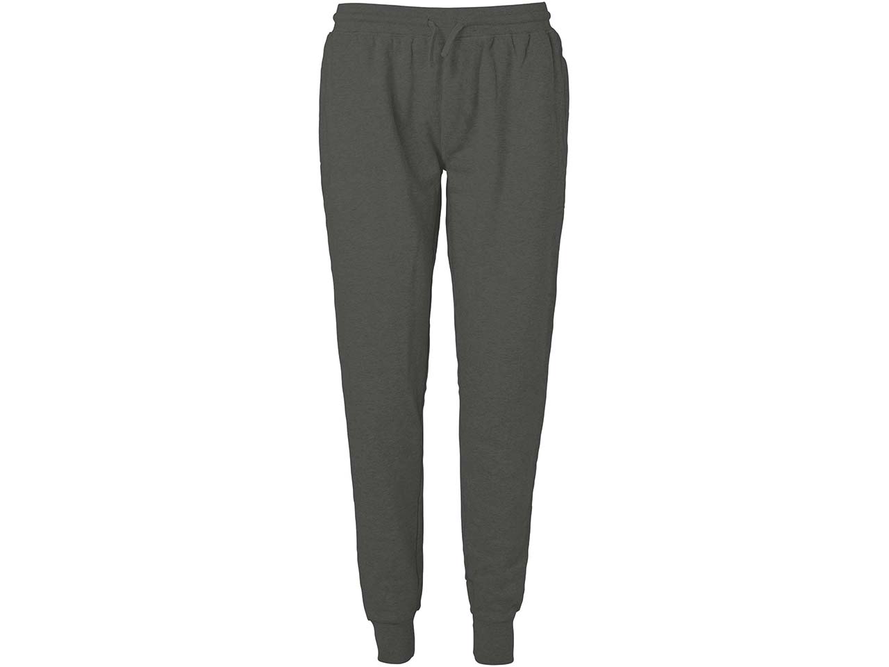 Neutral Bio-Unisex-Jogginghose mit Reißverschlusstaschen, charcoal, Gr. M