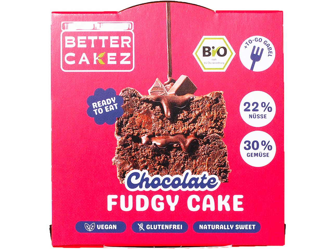 Better Cakez Bio-Kuchen "Chocolate Fudgy Cake"