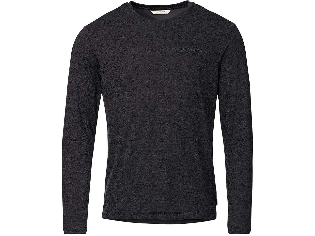 VAUDE Herren-Langarmshirt 'Essential' mit Rundhalsausschnitt, black, Gr. L
