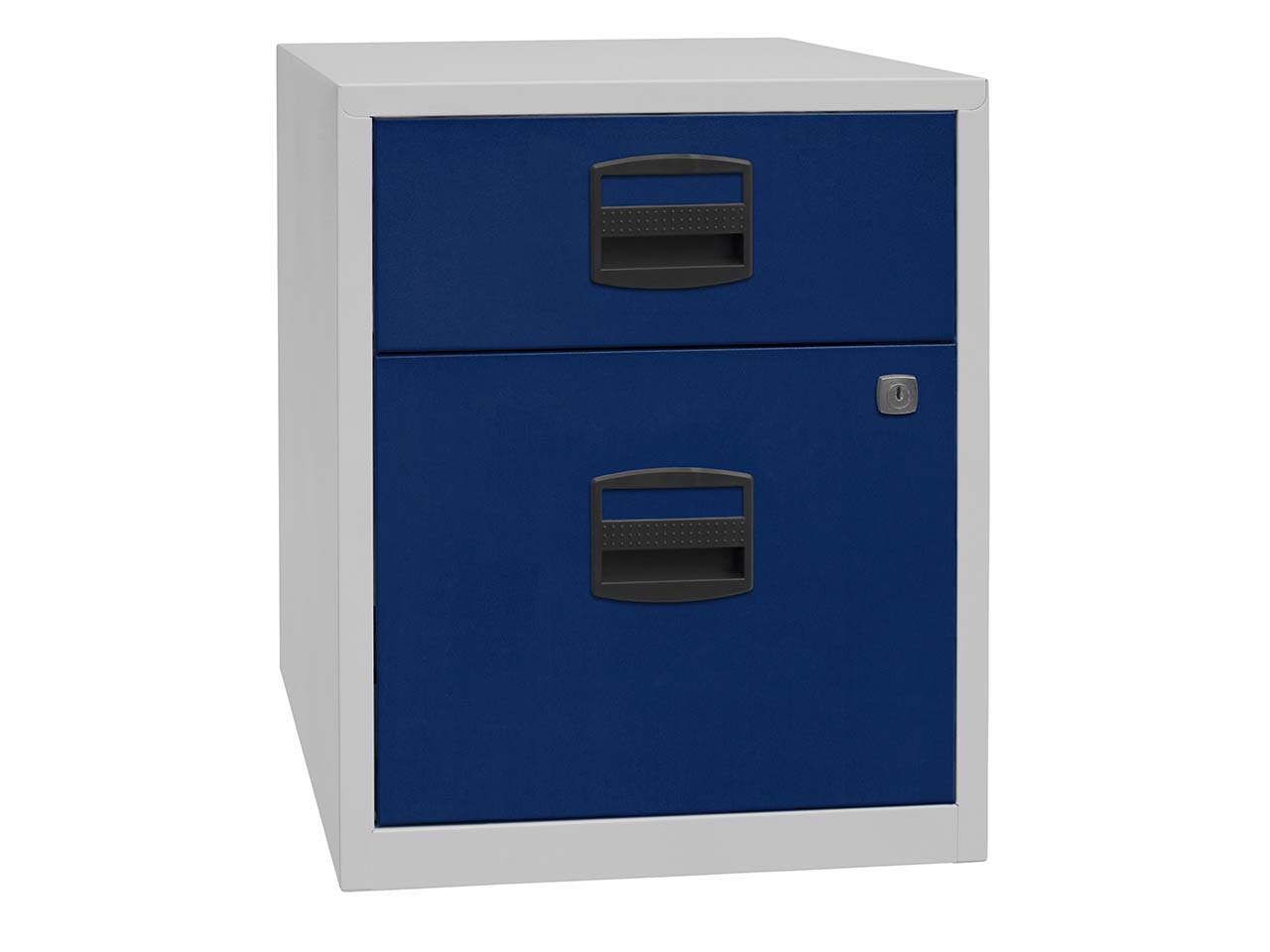 Bisley Home Rollcontainer 1Schub,1HR grau/blau