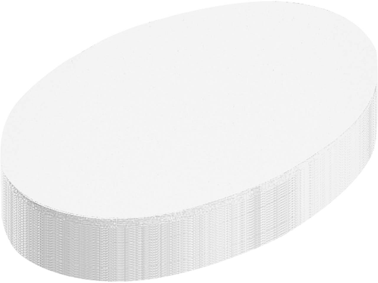 250 Blatt Moderationspapier Ovale 11x19cm weiß