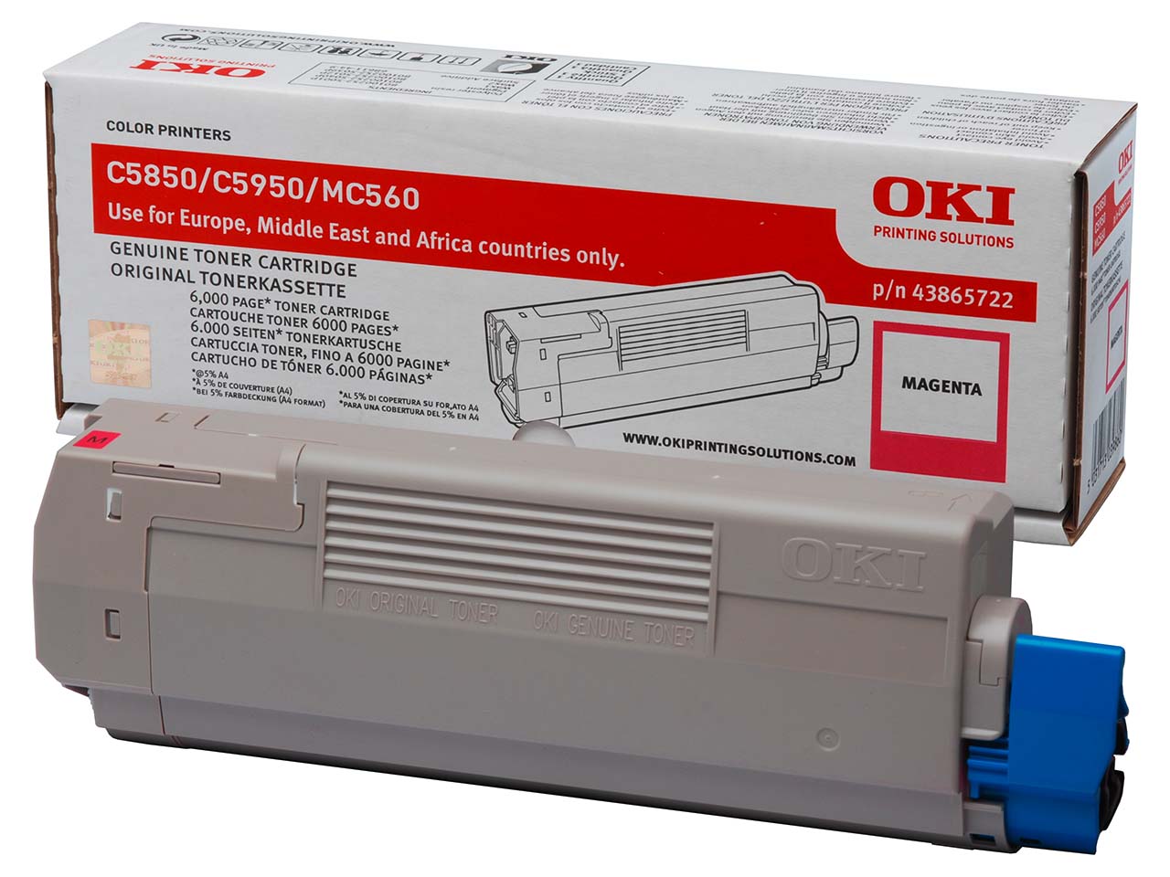 Oki Toner 43865722 magenta