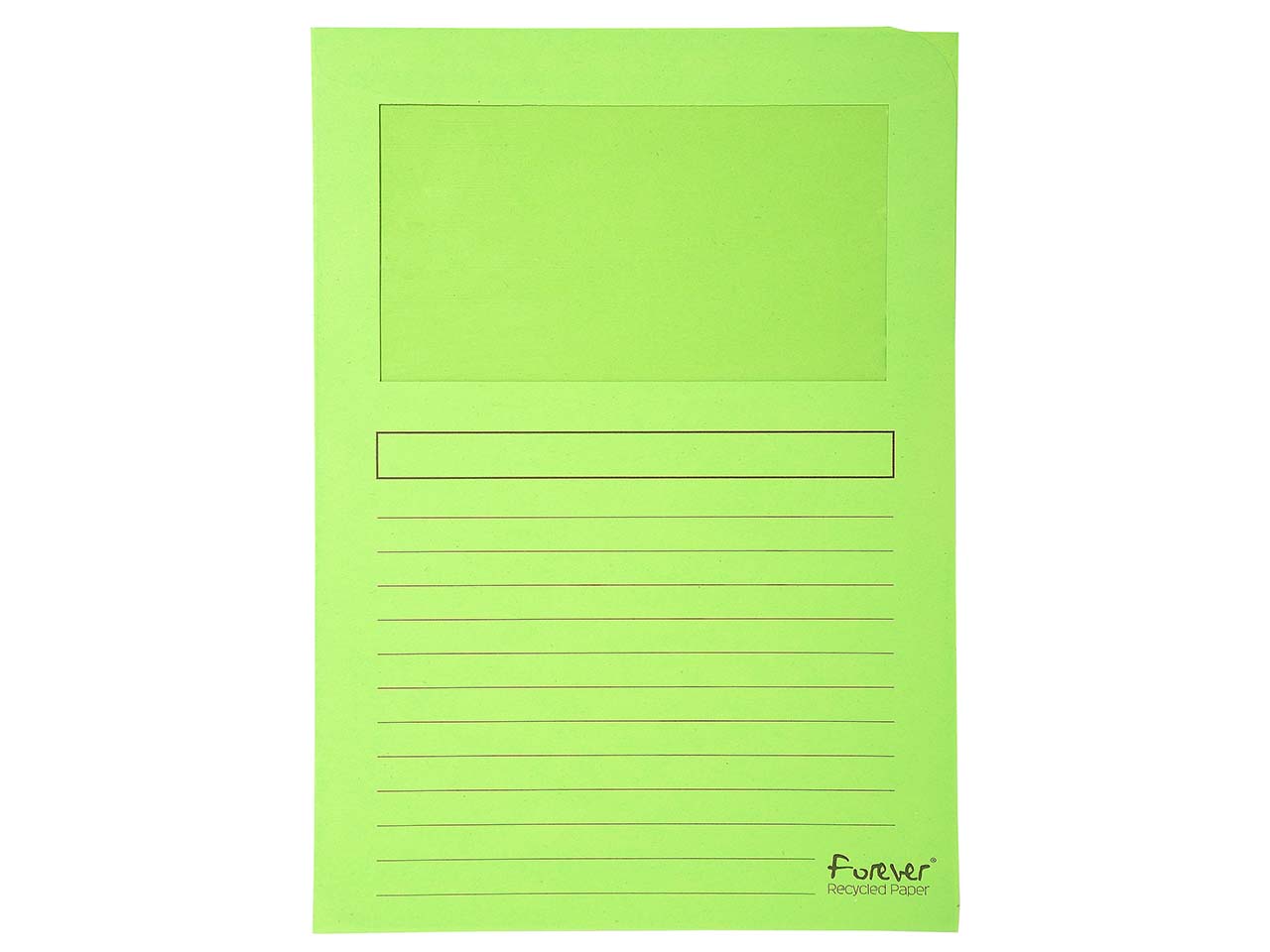 25 Exacompta Fenstermappen "Forever" Kleinpack grün