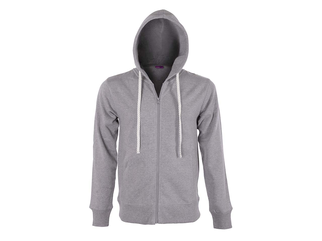 Living Crafts Bio-Herren-Kapuzenjacke "Cameron" grau, Gr. XL