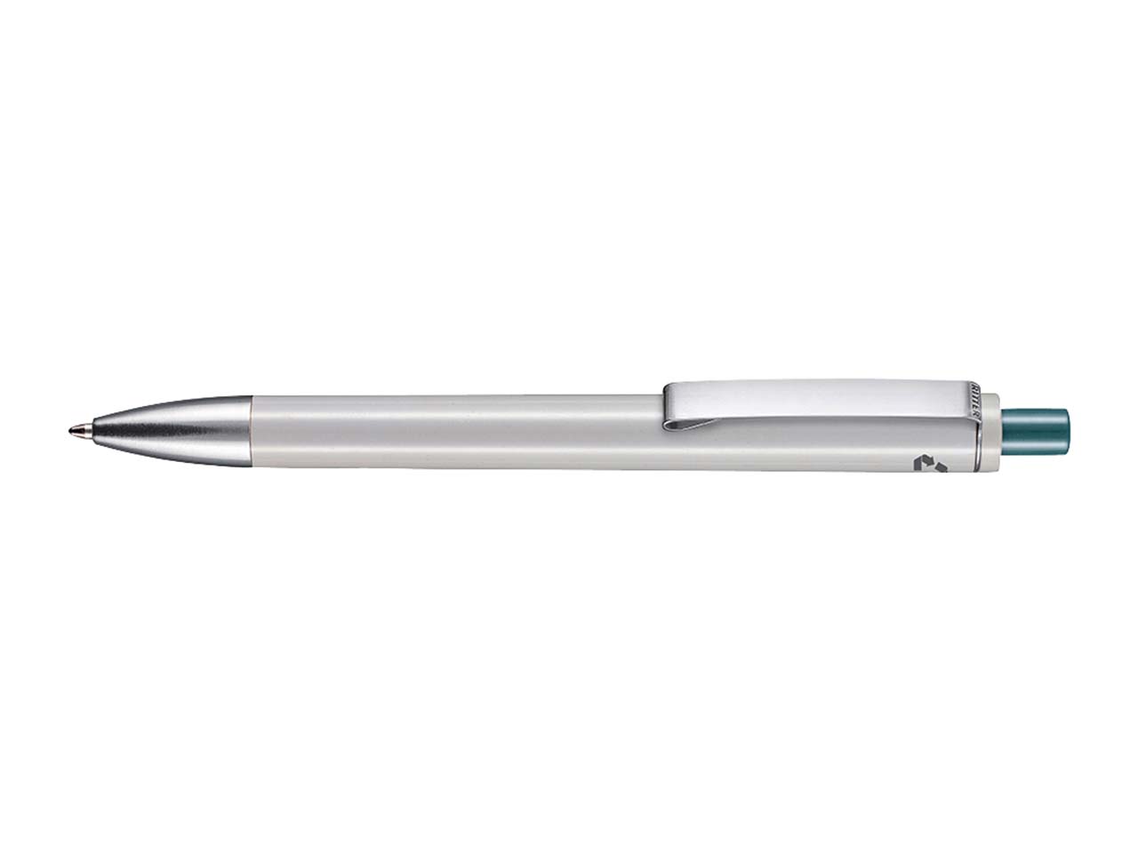 RITTER PEN Kugelschreiber 'EXOS RECYCLED' grau recycled/petrol