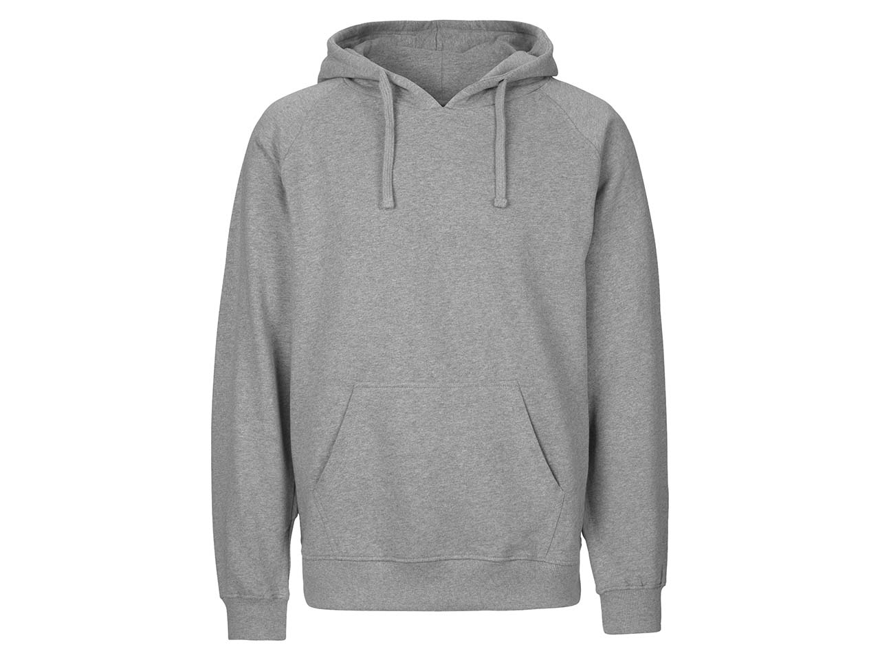 Neutral Bio-Herren-Hoodie sport grey, Gr. 3XL
