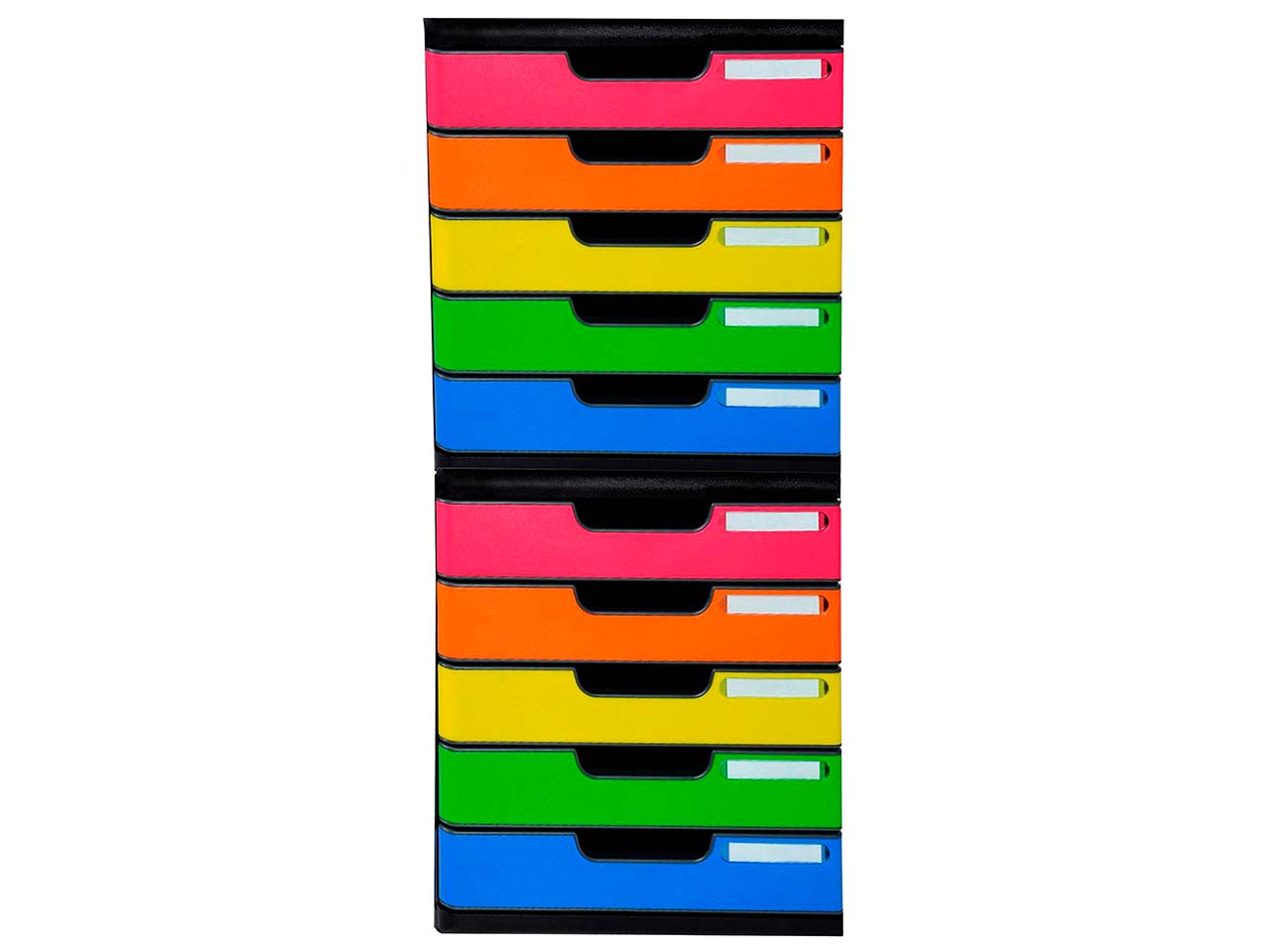 Exacompta Schubladenbox "Iderama", DIN A4+, 5 Schubladen geschlossen, regenbogen