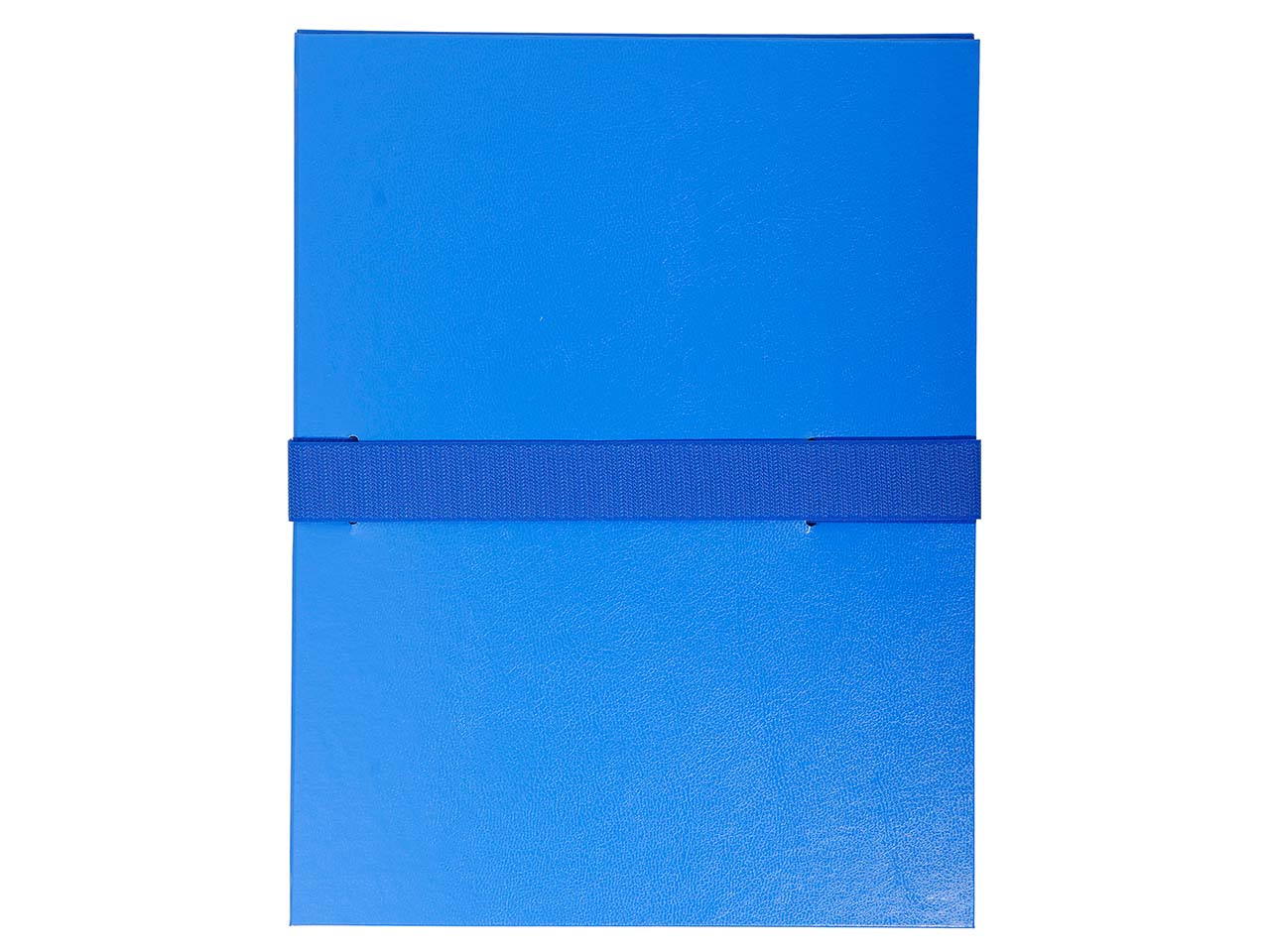 10 Exacompta Dokumentenmappen "Balacron", Klettverschlussband, DIN A4, blau