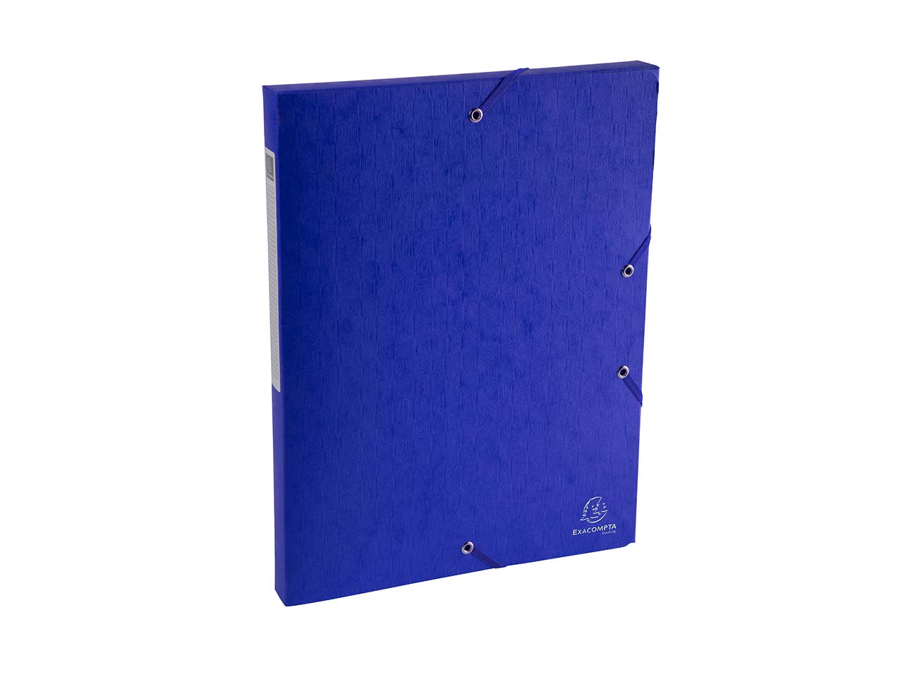 10 Exacompta Archivboxen "Scotten" aus Colorspan, 600 g/m², DIN A4, blau, RB 25 mm