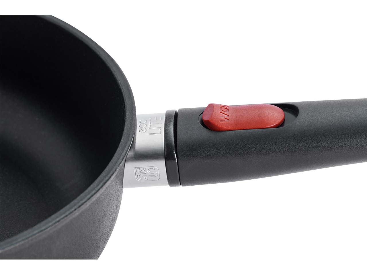 Woll Bratpfanne "ECO Lite QXR" Ø 24 cm, 7 cm hoch mit abnehmbarem Stiel
